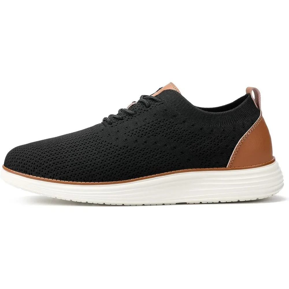 ⚡Men's Black Oxfords Business Mesh Breathable Tennis Comfortable Walking Shoes